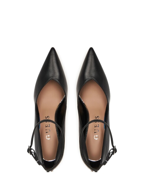 NAPRIL  D&eacute;collet&eacute; tacco 9 in pelle NERO - Scarpe Donna