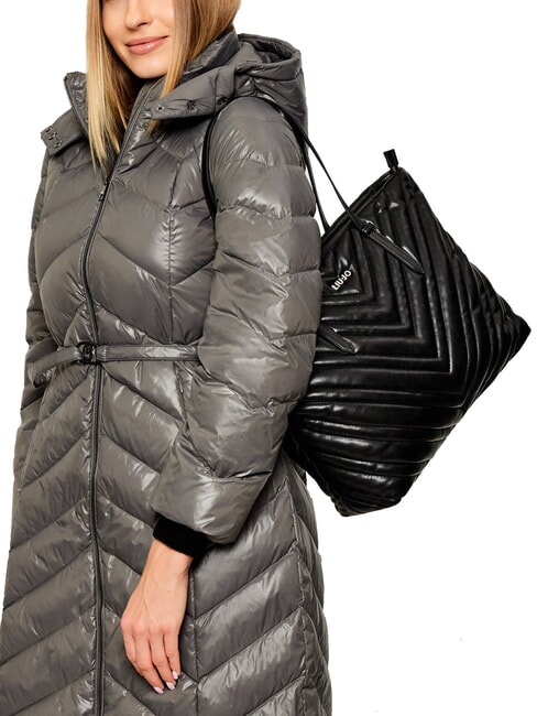 HALONA  Shopping Bag NERO - Borse Donna