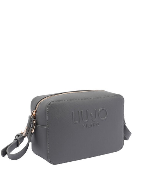 HALONA Borsa camera case logo in rilievo antracite - Borse Donna