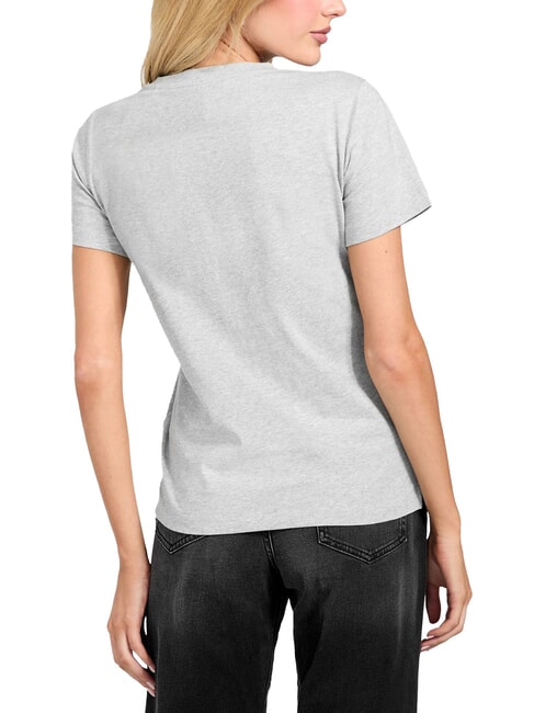 SS CN KRYSTAL TRIANGLE T-shirt manica corta borchie e strass light melange grey m - T-shirt e Top Donna