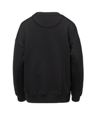 GUESS TRIANGLE GLITTER  Felpa in cotone jetbla - Felpe Donna - 4