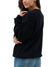 GUESS TRIANGLE GLITTER  Felpa in cotone - Felpe Donna