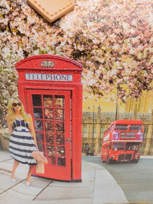 YESBAG  Shopper a spalla english rose - Borse Donna