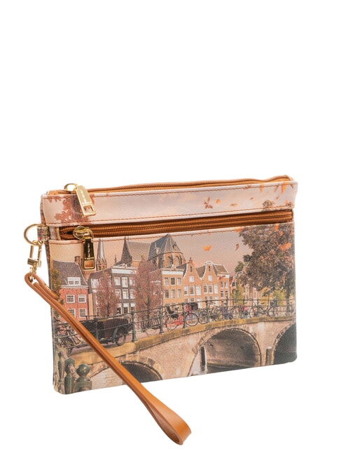 YESBAG Pochette media con polsierina autumn river - Borse Donna