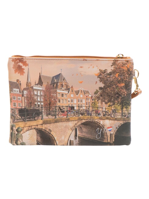 YESBAG Pochette media con polsierina autumn river - Borse Donna
