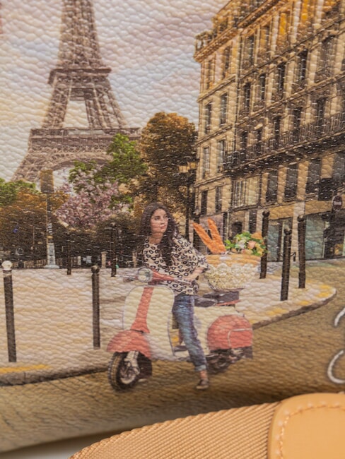 YESBAG Borsa piatta a tracolla velo paris - Borse Donna