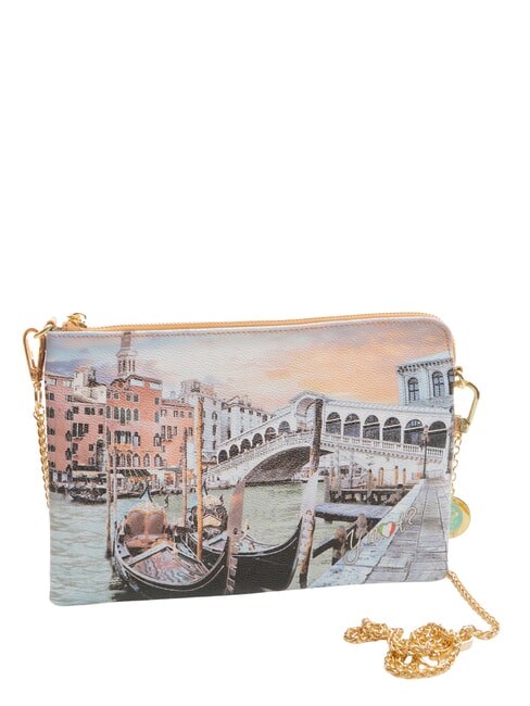 YESBAG Clutch con polsierina e tracolla venezia - Borse Donna