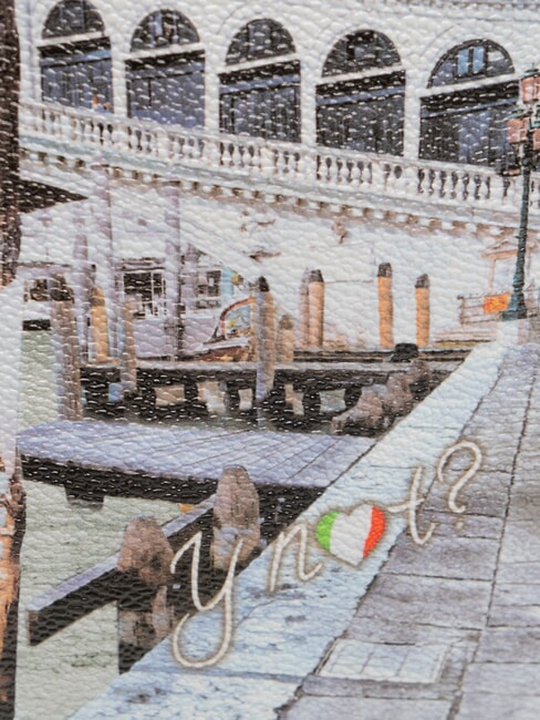 YESBAG Clutch con polsierina e tracolla venezia - Borse Donna