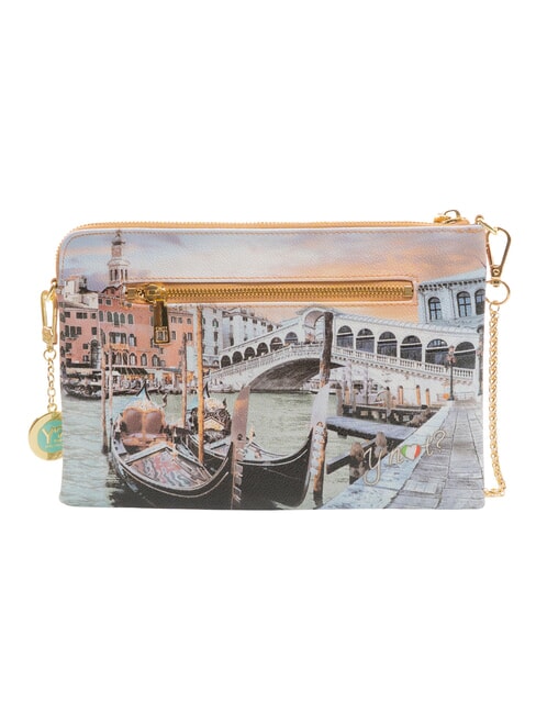 YESBAG Clutch con polsierina e tracolla venezia - Borse Donna