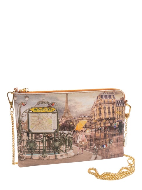 YESBAG Clutch Pochette con tracolla metro paris - Borse Donna