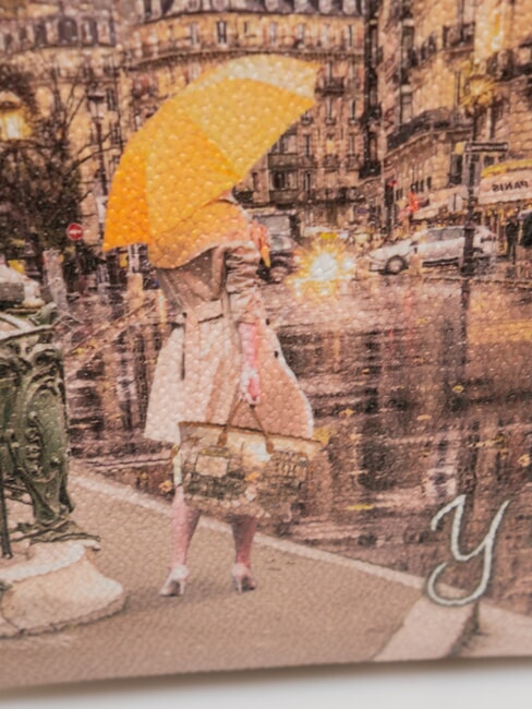 YESBAG Clutch Pochette con tracolla metro paris - Borse Donna