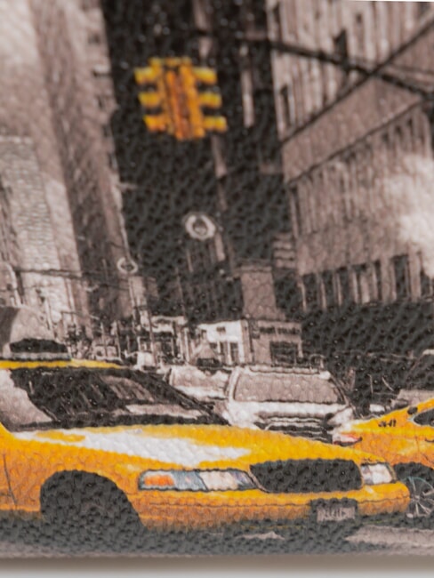 ELEGANCE  Pochette piatta con polsierina new york - Borse Donna