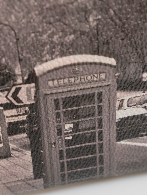 ELEGANCE  Pochette piatta con polsierina london - Borse Donna