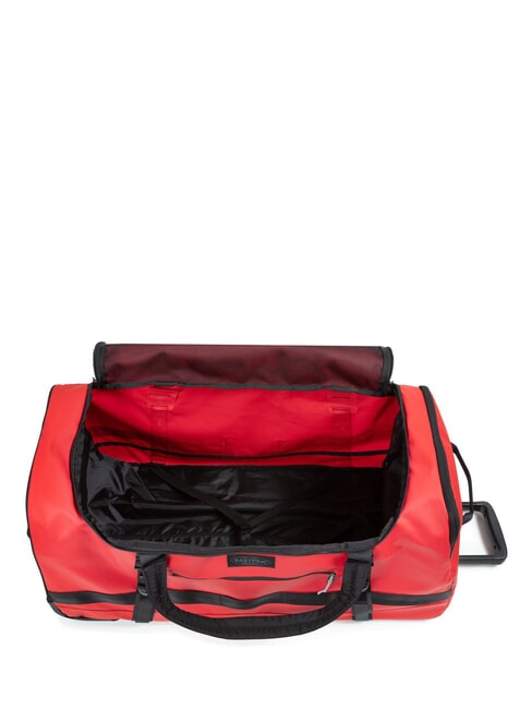 DUFFEL PACK WHEEL M Trolley borsone medio idrorepellente tarp red - Trolley Semirigidi