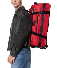 EASTPAK DUFFEL PACK WHEEL M Trolley borsone medio idrorepellente tarp red - Trolley Semirigidi - 5