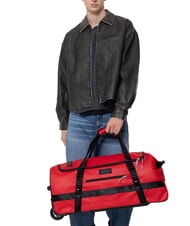 EASTPAK DUFFEL PACK WHEEL M Trolley borsone medio idrorepellente tarp red - Trolley Semirigidi - 6