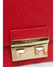 FURLA BELLA  Mini Bag a tracolla, in pelle rosso veneziano - Borse Donna - 3