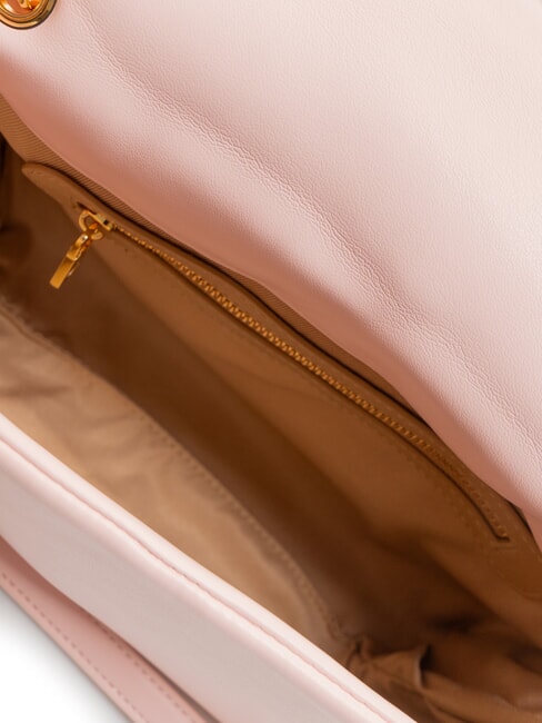 GEOMETRIC Borsa convertible con flap cipria - Borse Donna