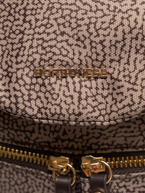 FLEXOS ZIP Zainetto op naturale/testa moro - Borse Donna