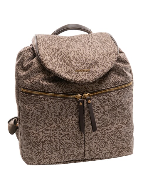 FLEXOS ZIP Zainetto op naturale/testa moro - Borse Donna