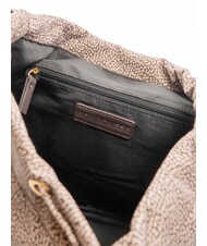 BORBONESE FLEXOS ZIP Zainetto op naturale/testa moro - Borse Donna - 5