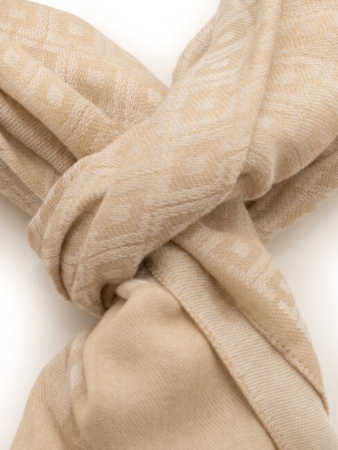 JACQUARD Sciarpa naturale - Sciarpe