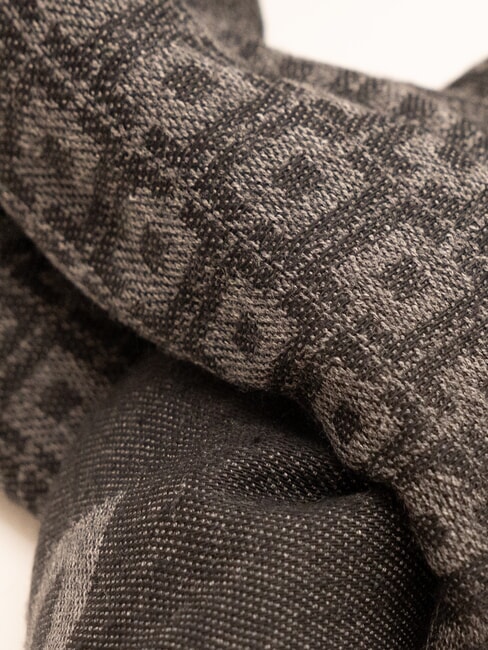 JACQUARD Sciarpa nero - Sciarpe