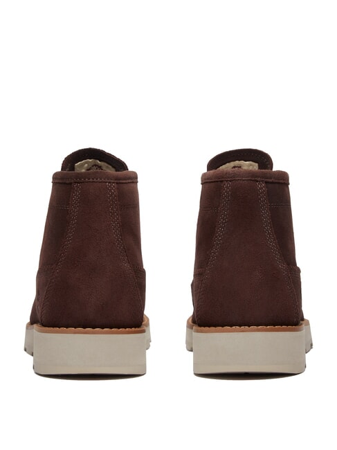 BRITTON MILLS Scarponcini in pelle  dark brown suede - Scarpe Uomo