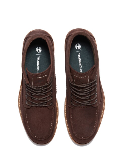 BRITTON MILLS Scarponcini in pelle  dark brown suede - Scarpe Uomo