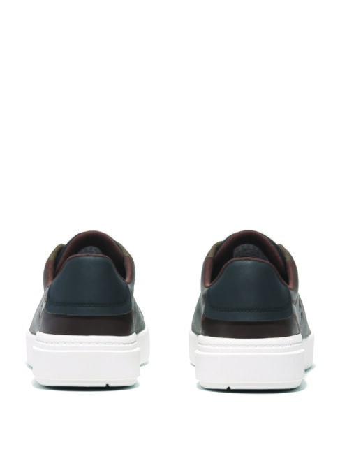 SENECA BAY Sneakers Uomo in pelle dark brown full grain - Scarpe Uomo