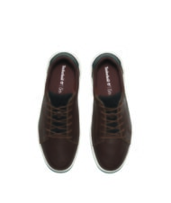 TIMBERLAND SENECA BAY Sneakers Uomo in pelle dark brown full grain - Scarpe Uomo - 5