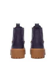 TIMBERLAND STONE STREET  Stivaletti in pelle con zeppa dark blue full grain - Scarpe Donna - 3