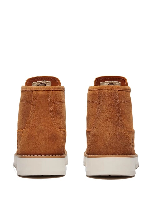 BRITTON MILLS Scarponcini in pelle  rust suede - Scarpe Uomo