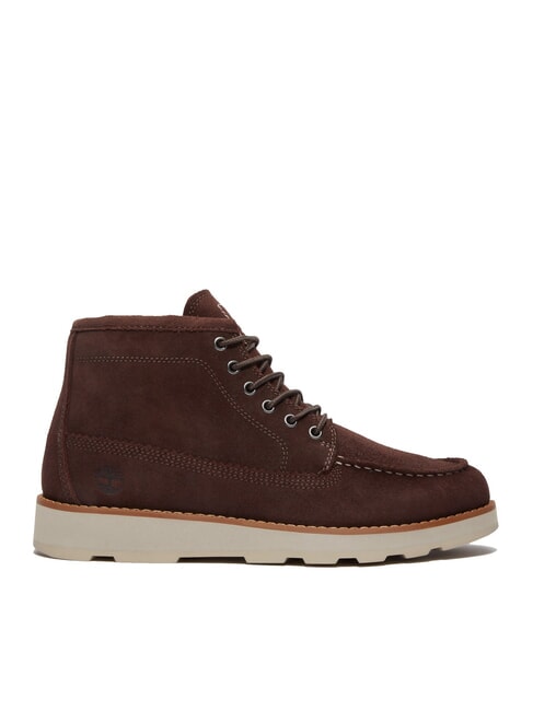 BRITTON MILLS Scarponcini in pelle  dark brown suede - Scarpe Uomo