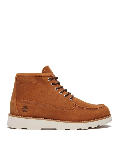 BRITTON MILLS Scarponcini in pelle  rust suede - Scarpe Uomo