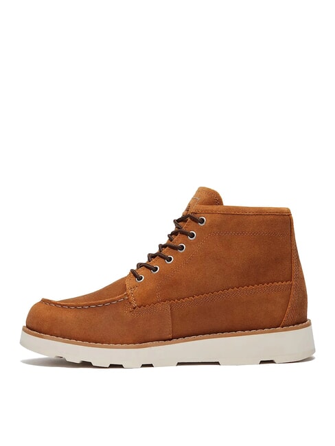 BRITTON MILLS Scarponcini in pelle  rust suede - Scarpe Uomo