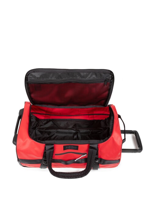 DUFFEL PACK WHEEL S Trolley borsone piccolo idrorepellente tarp red - Bagagli a mano