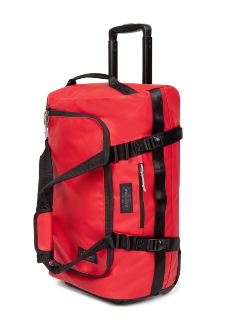 DUFFEL PACK WHEEL S Trolley borsone piccolo idrorepellente tarp red - Bagagli a mano