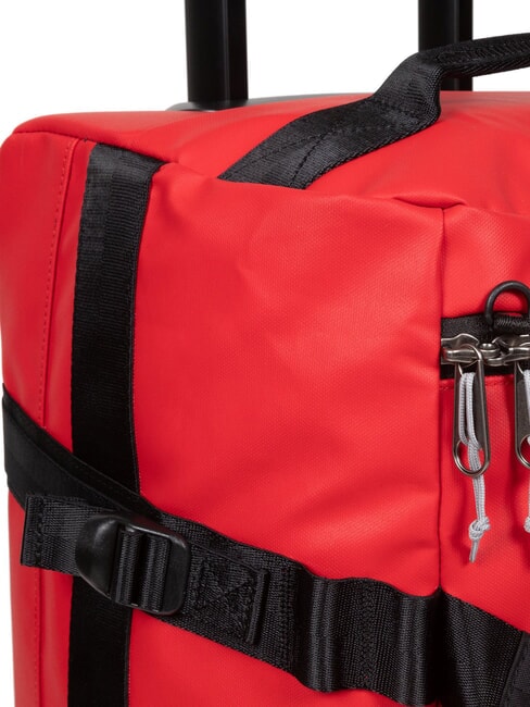 DUFFEL PACK WHEEL S Trolley borsone piccolo idrorepellente tarp red - Bagagli a mano