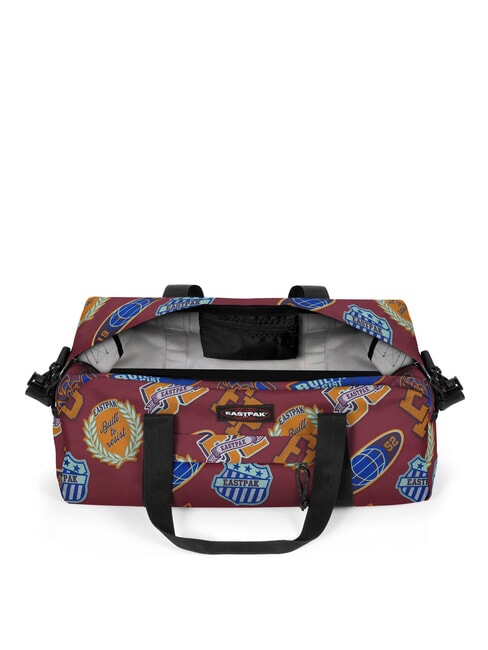 STATION + Borsone con tracolla clash burgundy - Borsoni