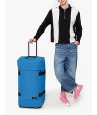 EASTPAK TRANVERZ L Trolley grande  bubble blue - Trolley Semirigidi - 6