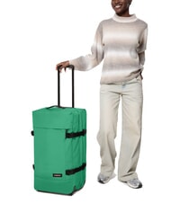 EASTPAK TRANVERZ M Trolley medio gem green - Trolley Semirigidi - 6
