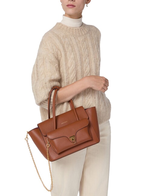 DOUBLE BEAT Borsa a mano, con tracolla cognac - Borse Donna