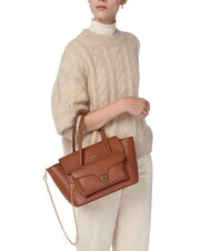 COCCINELLE DOUBLE BEAT Borsa a mano, con tracolla cognac - Borse Donna - 6