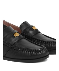 COCCINELLE C-PENNY LOAFER Mocassini in pelle liscia Nero - Scarpe Donna - 4