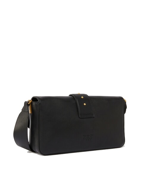 LOVE ONE CLASSIC SLOUCHY Borsa a spalla in pelle nero-antique gold - Borse Donna