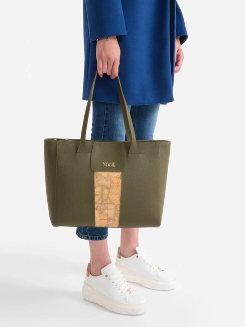 WINDY CITY Borsa shopping grande verde muschio - Borse Donna