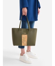 ALVIERO MARTINI PRIMA CLASSE WINDY CITY Borsa shopping grande verde muschio - Borse Donna - 5