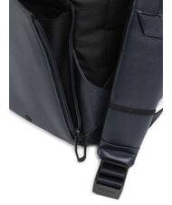 PIQUADRO RUSSEL Zaino in pelle porta pc 15.6" blu - Zaini da lavoro porta PC - 3