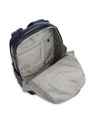 PIQUADRO RUSSEL Zaino porta PC 14", in pelle blu - Zaini da lavoro porta PC - 4